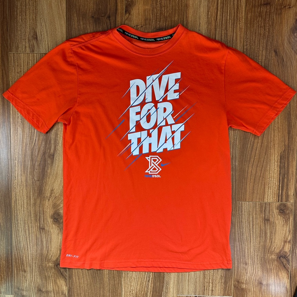 Nike Baseball “Dive For That” Dri-Fit Men Medium T Shirt